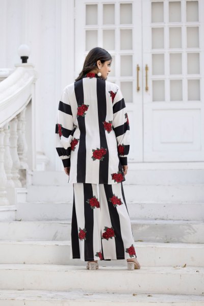 FLORAL PRINTED COTTON CO ORD SET CO- ORDS