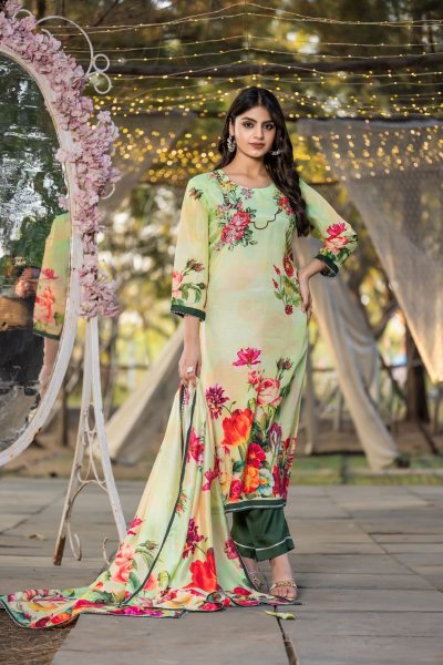 FLORAL PRINTED HASLINE SUITS 