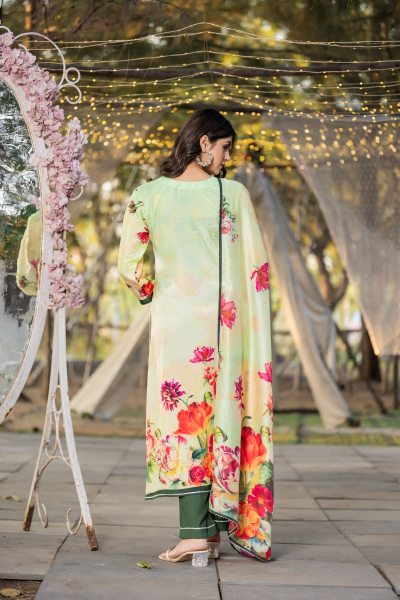 FLORAL PRINTED HASLINE SUITS SUITS